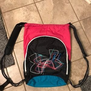 Under Armour drawstring backpack 💙💕
